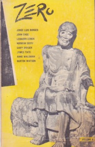 Zero (Volume 5) by: Editors: Jorge Luis Borges, John Cage, Leonard Cohen, Gary Snyder, et al.