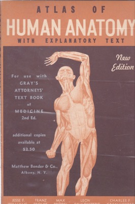 Atlas of Human Anatomy by: Frohse, FranzBrodel, MaxWilliams, Jesse Feiring, Illust. by: Schlossberg, Leon