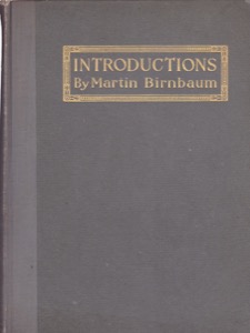 Introductions: Painters, Sculptors, and Graphic Artists [INSCRIBED COPY] by: Birnbaum, Martin