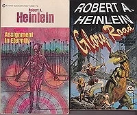 Assignment in Eternity, Glory Road,  Beyond This Horizon, Methuselah's Children (4 paperback novels)Heinlein, Robert