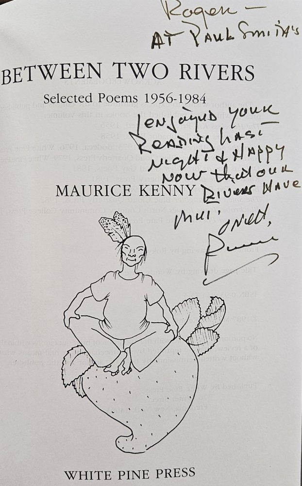 Between Two Rivers: Selected Poems 1956-1984 [INSCRIBED COPY] by: Kenny, Maurice