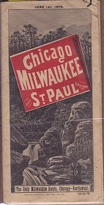 Chicago, Milwaukee and St. Paul Railway - Great National Route - Schedule - June 1st, 1879Chicago, Milwaukee and St. Paul Railway