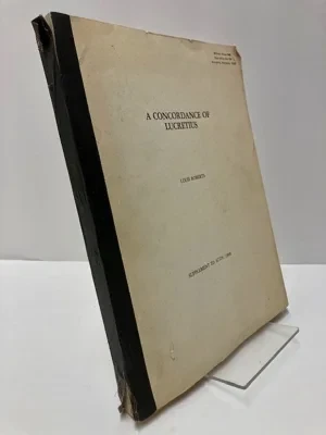 Concordance of Lucretius, ARoberts, Louis