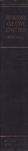 Creative Evolution by: Bergson, Henri Transl. Mitchell, Arthur