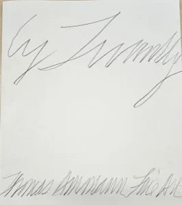 Cy Twombly: 6 Paintings, 3 Sculptures by: Twombly, CyFrei, Georg