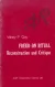 Freud on Ritual Reconstruction and Critique by: Gay, Volney P.
