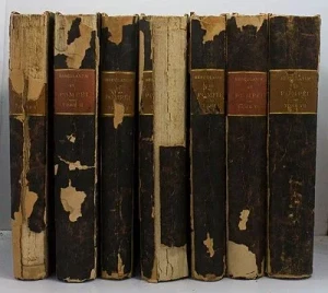 Herculanum et Pompei: Recueil General des Peintures, Bronzes, Mosaiques, etc., decouverts jusqu'a ce jour, et reproduits d'apres le Antichita Di Ercolano, Il Museo Borbonico et tous les ouvrages analogues... (7 Volumes)Aine, H. Rou