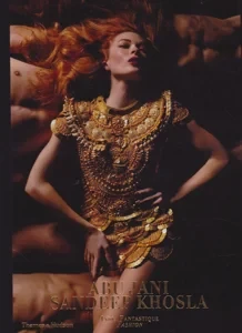 India Fantastique: Interiors & Fashion [Two Volumes] by: Jani, AbuKhosla, SandeepSinha, Gayatri, Illust. by: Schaewen, Deidi Von