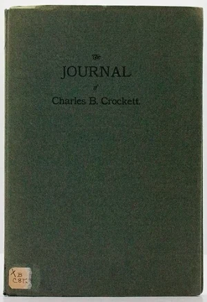 Journal of Charles B. Crockett, TheCrockett, Charles B.