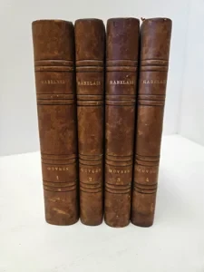 Les ?"uvres de M. Francois Rabelais [4 Volume Set] by: Rabelais, Francois