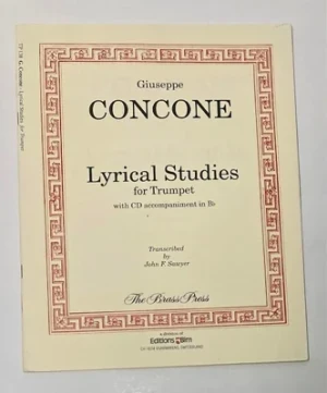 Lyrical Studies for Trumpet Concone, Giuseppe