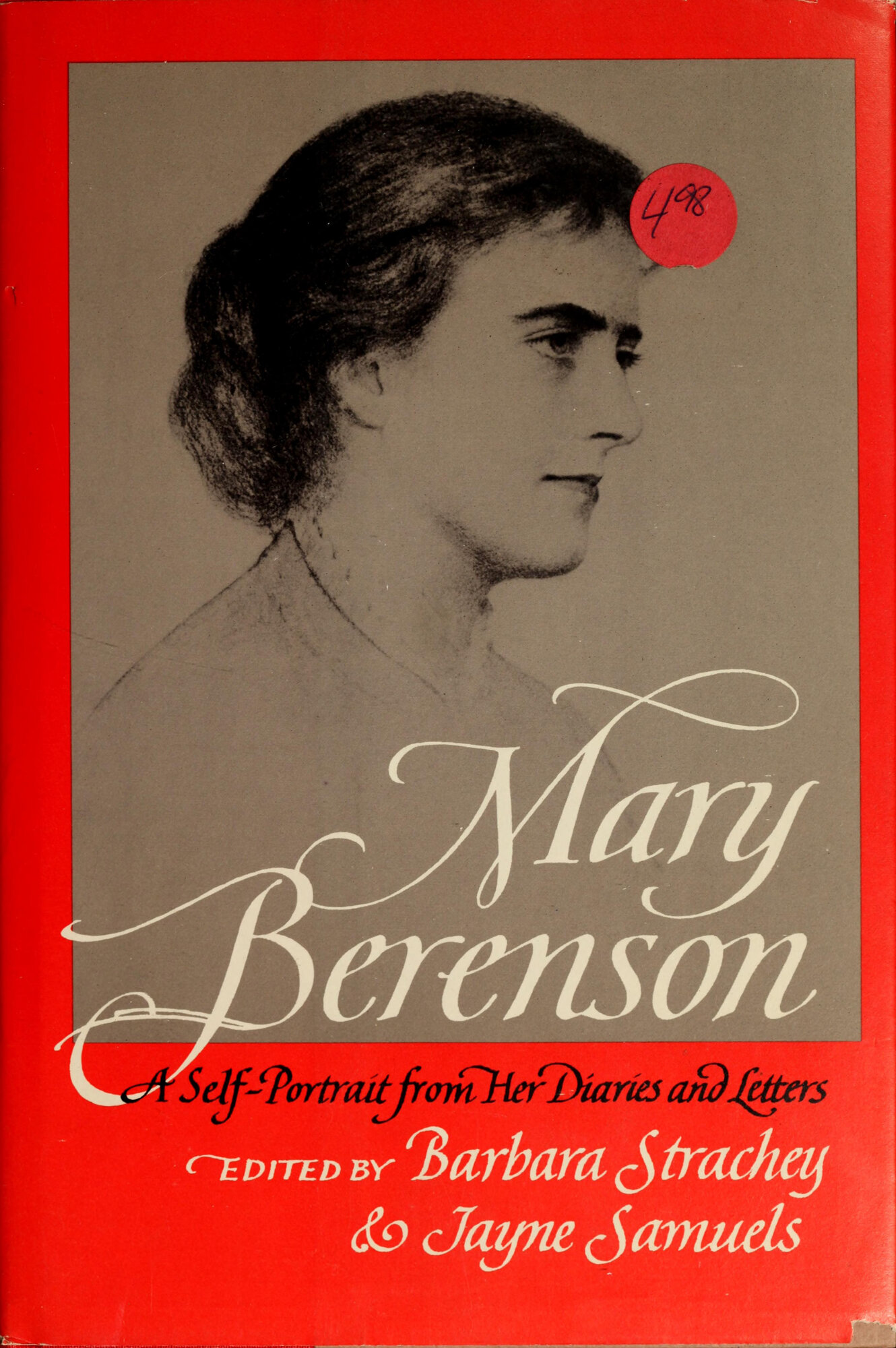 Mary Berenson: A Self-Portrait from Her Letters and Diaries by: Strachey, Barbara