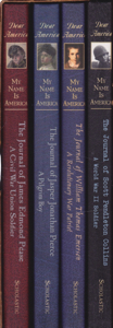 My Name is America [4 Volume Box Set in Slipcase] (The Journal of Scott Pendleton Collins, The Journal of William Thomas Emerson, The Journal of Jasper Jonathan Pierce, The Journal of James Edmond Pease) by: Myers, Walter Dean Denenberg, Barry Rinaldi, 