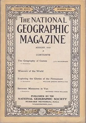 National Geographic Magazine - Vol. XXXIII  No. 6 June 1918National Geographic Society