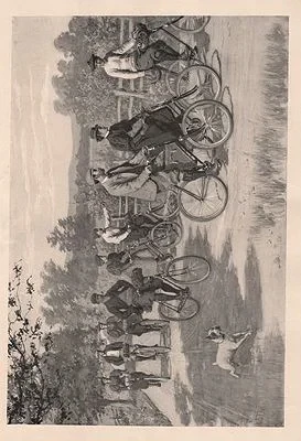 ORIG B&W SPORTING PRINT/ "THE TOURISTS"Frost (Illust.), A.B., Illust. by: A.B.  Frost
