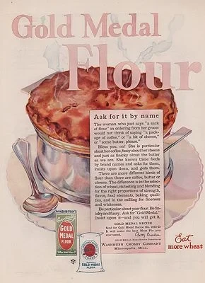 ORIG VINTAGE 1920s GOLD MEDAL FLOUR ADillustrator- N/A