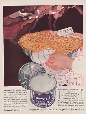 ORIG VINTAGE 1926 SNOWDRIFT ADillustrator- Rene  Clarke