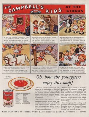 ORIG VINTAGE 1932 CAMPBELL'S SOUP ADillustrator- N/A
