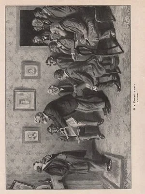 ORIG VINTAGE B&W PRINT/ HIS CONSTITUENTSFrost (Illust.), A.B., Illust. by: A.B.  Frost