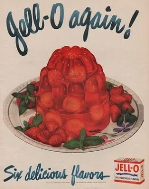 ORIG VINTAGE MAGAZINE AD / 1948 JELL-O ADillustrator- N/A