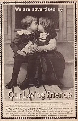 ORIG. VINTAGE MAGAZINE AD: 1894 MELLIN'S FOOD ADillustrator- N/A