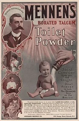 ORIG VINTAGE MAGAZINE AD/ 1901 MENNEN'S TALCUM POWDER ADN/A