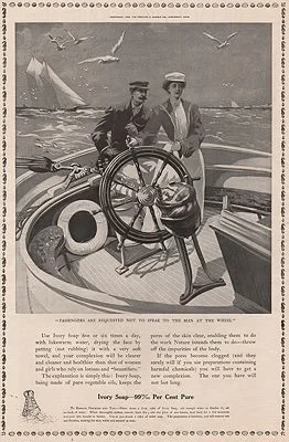 ORIG. VINTAGE MAGAZINE AD: 1905 IVORY SOAP ADillustrator- N/A