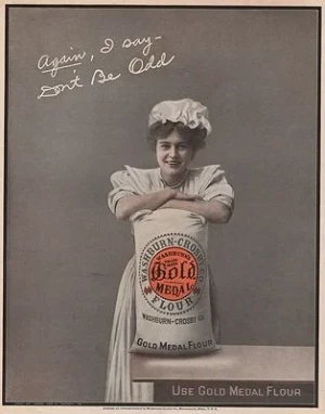 ORIG VINTAGE MAGAZINE AD/ 1908 WASHBURN-CROSBY FLOUR ADillustrator- N/A