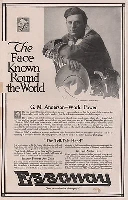 ORIG VINTAGE MAGAZINE AD/ 1914 ESSAWAY PHOTO-PLAY ADillustrator- N/A