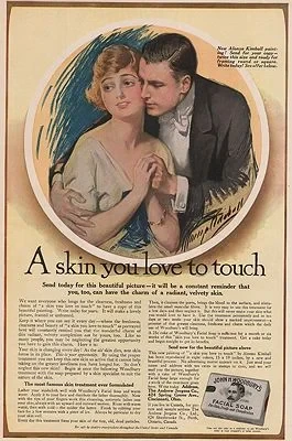 ORIG VINTAGE MAGAZINE AD/ 1916 WOODBURY SOAP ADillustrator- Alonzo   Kimball