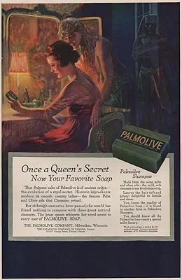 ORIG VINTAGE MAGAZINE AD/ 1918 PALMOLIVE SOAP ADillustrator- N/A