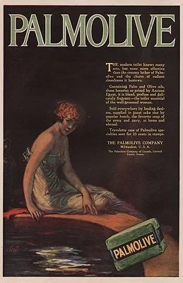ORIG. VINTAGE MAGAZINE AD/ 1919 PALMOLIVE SOAP ADillustrator- N/A