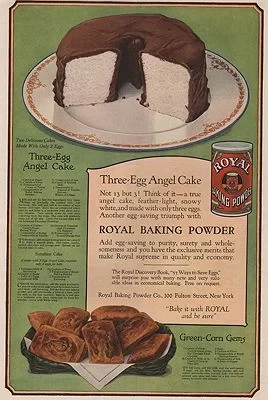 ORIG. VINTAGE MAGAZINE AD: 1919 ROYAL BAKING POWDER ADillustrator- N/A