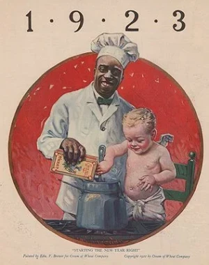 ORIG. VINTAGE MAGAZINE AD: 1923 CREAM OF WHEAT ADillustrator- Edward  Brewer