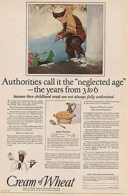 ORIG VINTAGE MAGAZINE AD/ 1923 CREAM OF WHEAT CEREAL ADillustrator- Frank  Hoffman