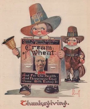 ORIG. VINTAGE MAGAZINE AD: 1923 CREAM OF WHEAT CEREAL ADillustrator- J.G.  Scott