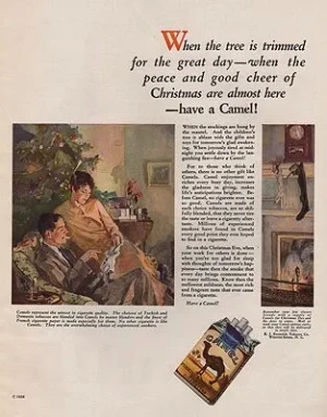 ORIG VINTAGE MAGAZINE AD/ 1926 CAMEL CIGARETTES ADillustrator- N/A