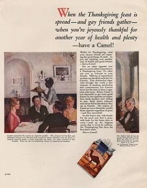 ORIG VINTAGE MAGAZINE AD/ 1926 CAMEL CIGARETTES ADillustrator- N/A