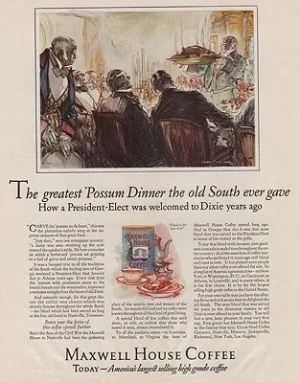 ORIG VINTAGE MAGAZINE AD/ 1926 MAXWELL COFFEE ADillustrator- Henry  Raleigh