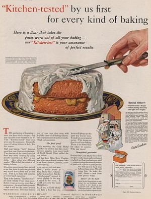 ORIG VINTAGE MAGAZINE AD/ 1927 GOLD MEDAL FLOUR ADillustrator- N/A