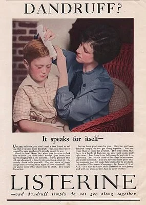 ORIG VINTAGE MAGAZINE AD/ 1927 LISTERINE ADillustrator- N/A