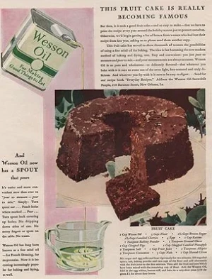 ORIG VINTAGE MAGAZINE AD/ 1929 WESSON OIL ADillustrator- Rene  Clarke