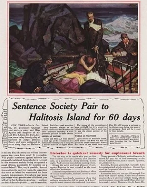 ORIG VINTAGE MAGAZINE AD/ 1931 LISTERINE ADillustrator- Saul  Tepper