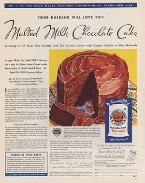 ORIG VINTAGE MAGAZINE AD/ 1938 GOLD MEDAL FLOUR ADillustrator- N/A
