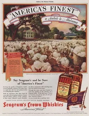 ORIG VINTAGE MAGAZINE AD/ 1938 SEAGRAMS WHISKEY ADillustrator- N/A