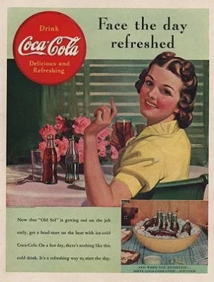 ORIG VINTAGE MAGAZINE AD/ 1939 COCA-COLA ADillustrator- N/A