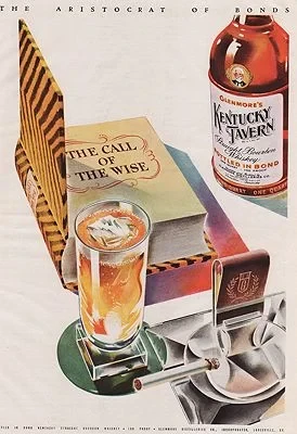 ORIG VINTAGE MAGAZINE AD /1941 KENTUCKY TAVERN WHISKEY ADN/A