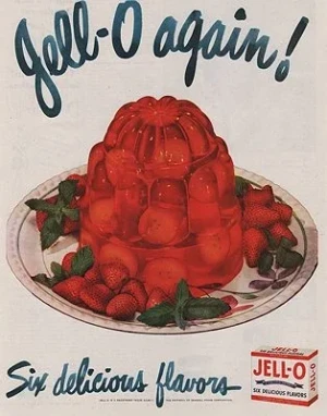 ORIG VINTAGE MAGAZINE AD/ 1948 JELL-O ADillustrator- N/A