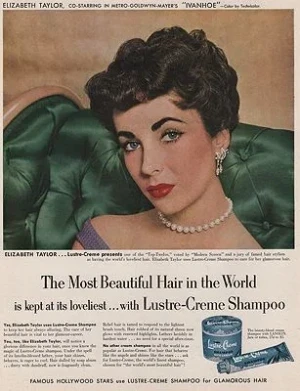 ORIG VINTAGE MAGAZINE AD/ 1952 LUSTRE-CREME SHAMPOO ADillustrator- N/A