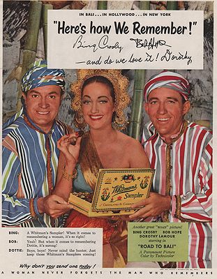 ORIG VINTAGE MAGAZINE AD/ 1953 WHITMAN'S SAMPLER ADillustrator- N/A